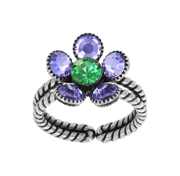 Lila/green Lost Garden - Konplott ring